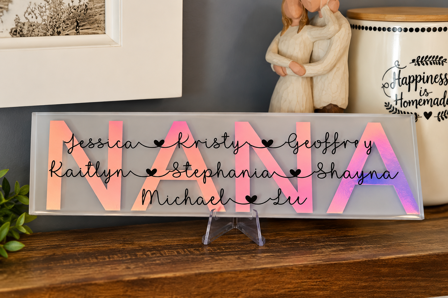 Personalized Family Name Display