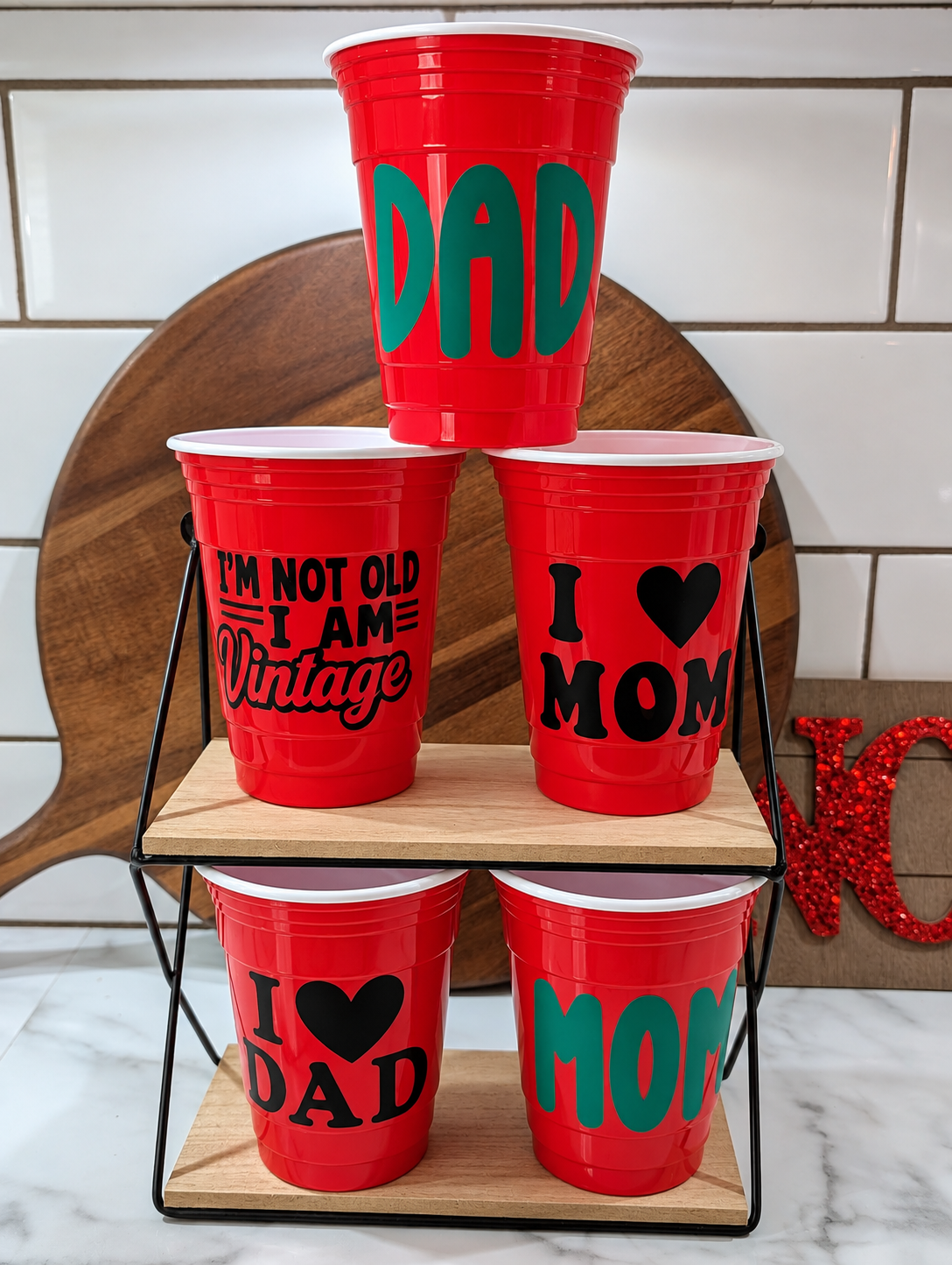 Personalized Reusable Solo-Style Cup
