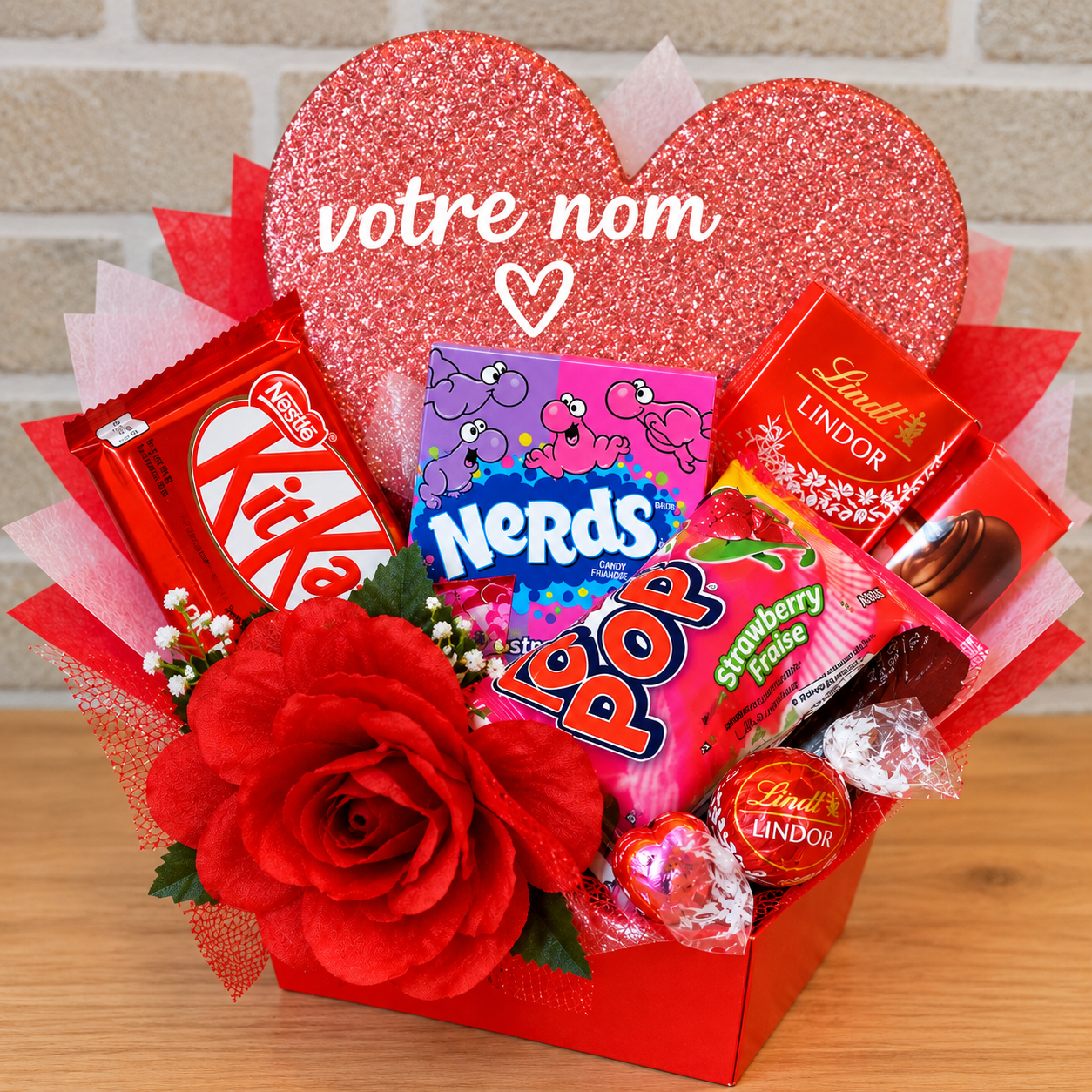 Personalized Valentine Gift Bouquet - Standard