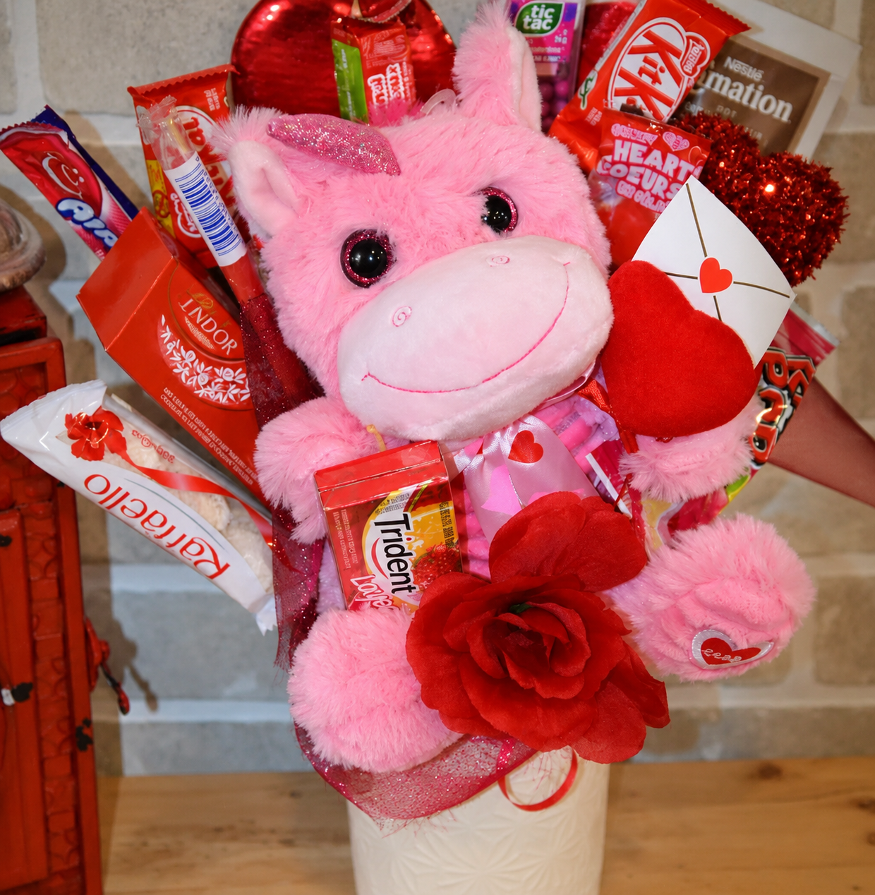 Personalized Valentine Gift Bouquet - Deluxe